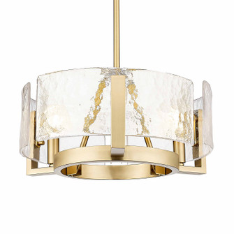 Aenon Three Light Chandelier in Brushed Champagne Brass (62|3164-3 BCB-HWG)
