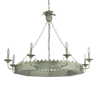 Finley Eight Light Chandelier in Vintage Sage (62|0838-8 VS)