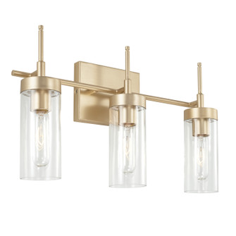 Riley Three Light Vanity in Soft Gold (65|AA1015SF)