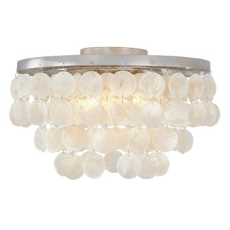 Shelby Three Light Flush Mount in Polished Nickel (65|AA1013PN)