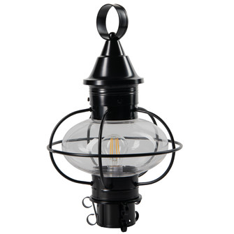 American Onion One Light Post Mount in Black (185|1711-BL-CL)