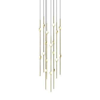 Constellation LED Pendant in Satin Brass (69|2012.38W-27-J20)