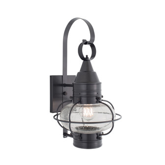 Classic Onion One Light Wall Mount in Gun Metal With Seedy Glass (185|1513-GM-SE)