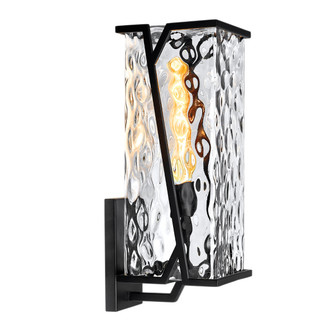 Waterfall One Light Wall Sconce in Matte Black (185|1250-MB-CW)