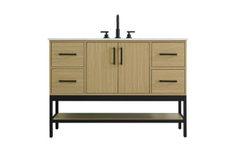 Lennox Bathroom Vanity in Honey Brown (173|VF60748MHB)
