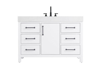 Nathan Bathroom Vanity in White (173|VF60648WH)
