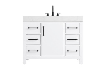 Nathan Bathroom Vanity in White (173|VF60642WH)