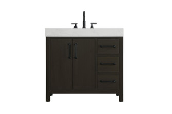 Nathan Bathroom Vanity in Mocha Brown (173|VF60636MMB)