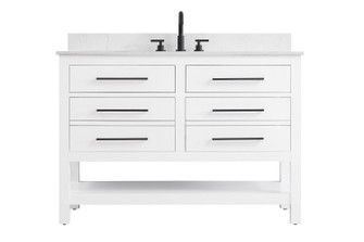 Karson Bathroom Vanity in White (173|VF60548WH-BS)