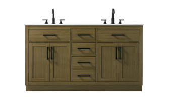 Alden Bathroom Vanity in Chestnut Brown (173|VF29760DMCB)