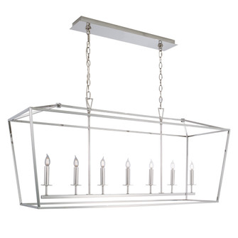 Cage Seven Light Pendant in Polished Nickel (185|1083-PN-NG)