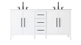 Millie Bathroom Vanity in White (173|VF29372DWH)