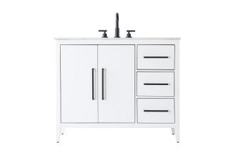 Millie Bathroom Vanity in White (173|VF29342WH)