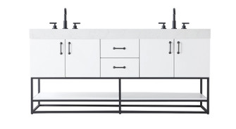 Caroline Bathroom Vanity in White (173|VF29272DWH)
