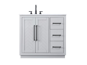 Chase Bathroom Vanity in Grey (173|VF29036GR)