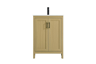 Finnley Bathroom Vanity in Honey Brown (173|VF25124MHB)