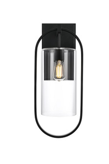 Jaxson One Light Outdoor Wall Sconce in Black (173|OD811W24BK)