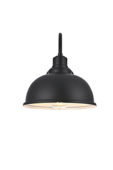 Aron One Light Outdoor Wall Sconce in Black (173|OD801W11BK)