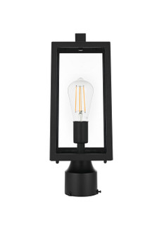 Veda One Light Outdoor Post Mount in Black (173|OD608P15BK)