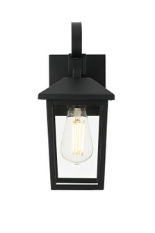 Riggs One Light Outdoor Wall Sconce in Black (173|OD502W12BK)
