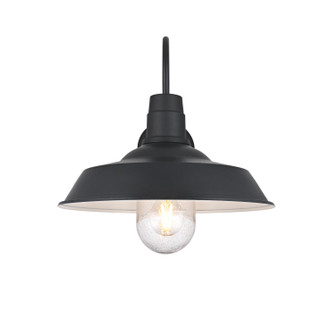 Rayan One Light Outdoor Wall Sconce in Black (173|OD415W21BK)