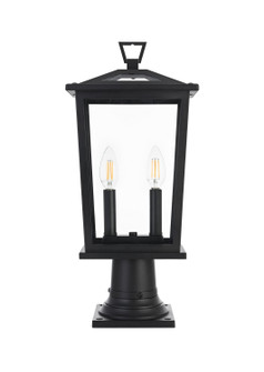 Berks Two Light Outdoor Post Mount in Black (173|OD333P20BK)
