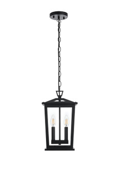 Berks Two Light Outdoor Pendant in Black (173|OD333H15BK)