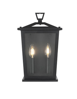 Richmond Two Light Outdoor Wall Sconce in Black (173|OD331W14BK)