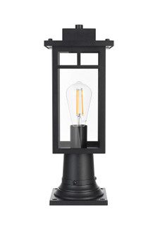 Mercer One Light Outdoor Post Mount in Black (173|OD313P18BK)