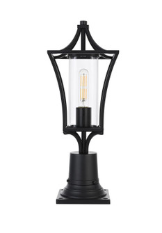 Belgrade One Light Outdoor Post Mount in Black (173|OD311P19BK)