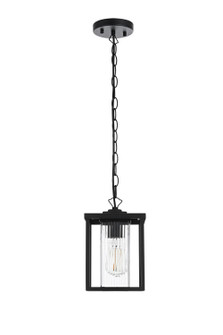 Dover One Light Outdoor Pendant in Black (173|OD302H11BK)