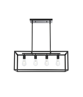 Judah Four Light Pendant in Black (173|LD723D31BK)