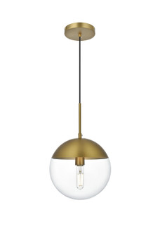 Eclipse One Light Pendant in Satin Gold and Clear (173|LD6033SG)