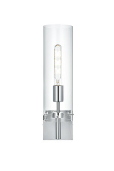 Savant One Light Wall Sconce in Chrome and Clear (173|LD2362C)