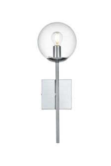 Neri One Light Wall Sconce in Chrome and Clear (173|LD2359C)