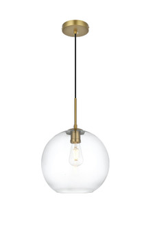 Baxter One Light Pendant in Satin Gold and Clear (173|LD2224SG)