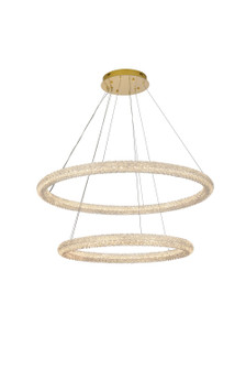 Bowen LED Chandelier in Satin Gold (173|3800G42SG)