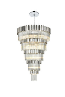 Willow 39 Light Chandelier in Chrome and Clear (173|3400GR48C)