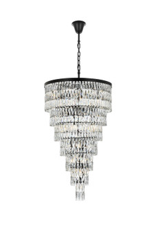Josephine 41 Light Chandelier in Black (173|1060SR32BK)