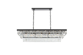 Josephine 17 Light Chandelier in Black and Clear (173|1060G48BK)