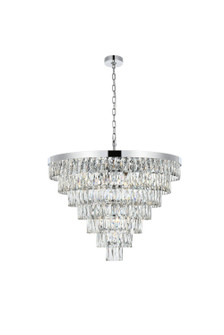 Josephine 25 Light Chandelier in Chrome and Clear (173|1060D32C)