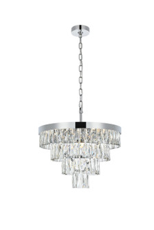 Josephine Ten Light Chandelier in Chrome and Clear (173|1060D20C)