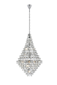 Adaline 38 Light Chandelier in Chrome and Clear (173|1050G36C)