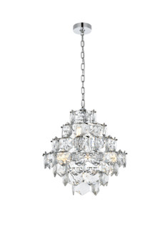 Adaline 11 Light Chandelier in Chrome and Clear (173|1050G20C)