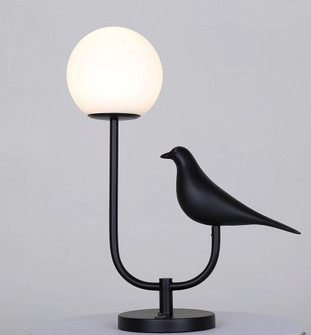 Avis One Light Table Lamp in Matte Black (387|ITL2128B22BK)
