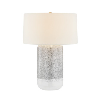 Washingtonville One Light Table Lamp in Aged Brass/Ceramic Blue Shore (70|L8931-AGB/CBS)
