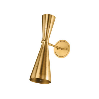 Allanton Two Light Wall Sconce in Aged Brass (70|8122-AGB)