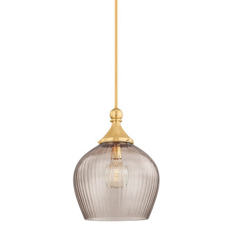 Chatton One Light Pendant in Aged Brass (70|6916-AGB)