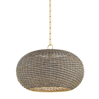 Penarth One Light Pendant in Aged Brass (70|5525-AGB)