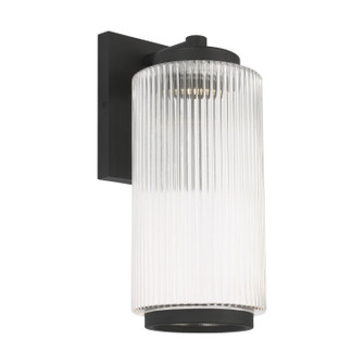 Ronde One Light Outdoor Wall Lantern in Textured Black (1|GLO1071DL-TXB)